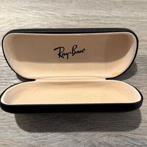 Ray-Ban Black and Tan Eyewear Case